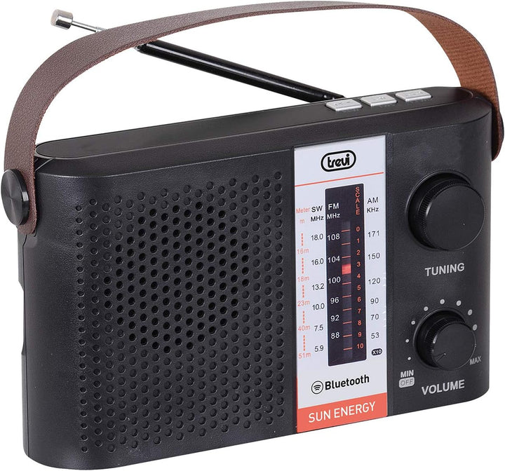 Trevi RA 7F25 BT-Radio, tragbar, Bluetooth, Schwarz