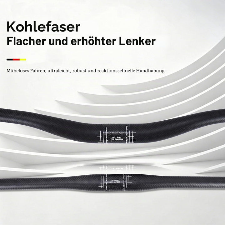 RXL SL 1-1/4"carbon lenker flatbar carbon mtb lenker mountainbike 3K glänzend 760mm Kein Logo 3K glä