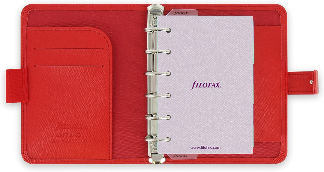 Filofax 22471 Saffiano Organiser poppy, poppy