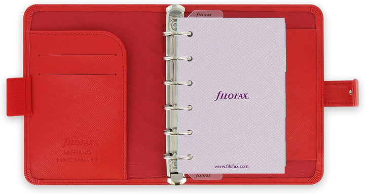 Filofax 22471 Saffiano Organiser poppy, poppy