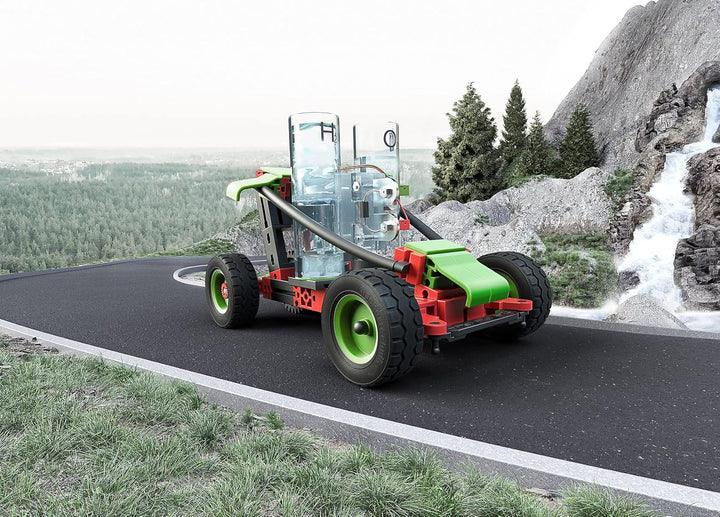 fischertechnik 559880 Profi H2 Fuel Cell Car – Bausatz für Kinder ab 9 Jahren, wasserstoffbetriebene