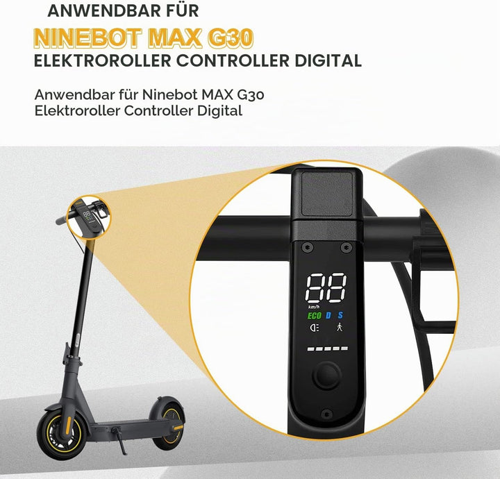 Yungeln Scooter Armaturenbrett mit Bluetooth, 3 Verbindungskabel Dashboard Platine mit Abdeckung kom