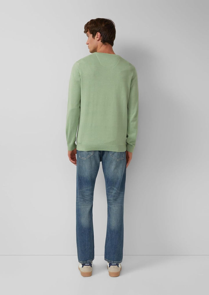 s.Oliver Herren 2143173 Pullover XXL Grün, XXL Grün
