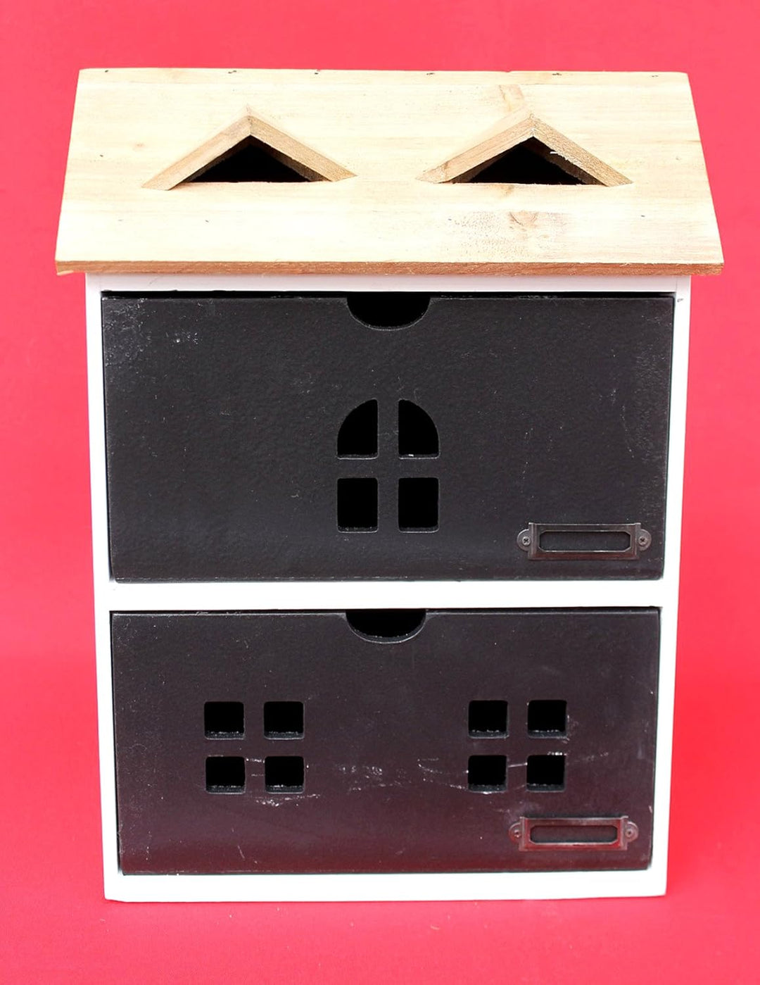 DanDiBo Schreibtisch Organizer Holz Aufbewahrungsbox 14B410 38 cm Minikommode mit Schubladen Schubla