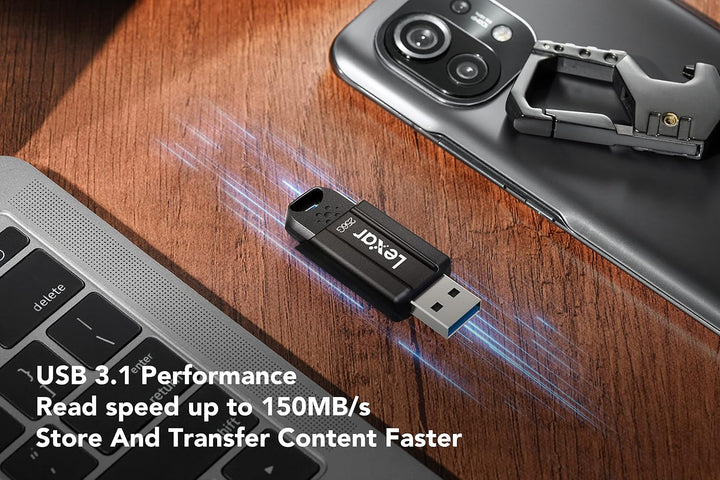 Lexar JumpDrive S80 USB 3.1 Stick 128GB, Schwarz S80 128GB, S80 128GB