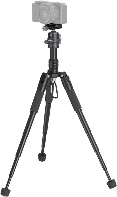 SMALLRIG Aluminium Mini Stativ Tripod 20"/52 cm Desktop Stativ mit 360° Kugelkopf, kompaktes Kamera