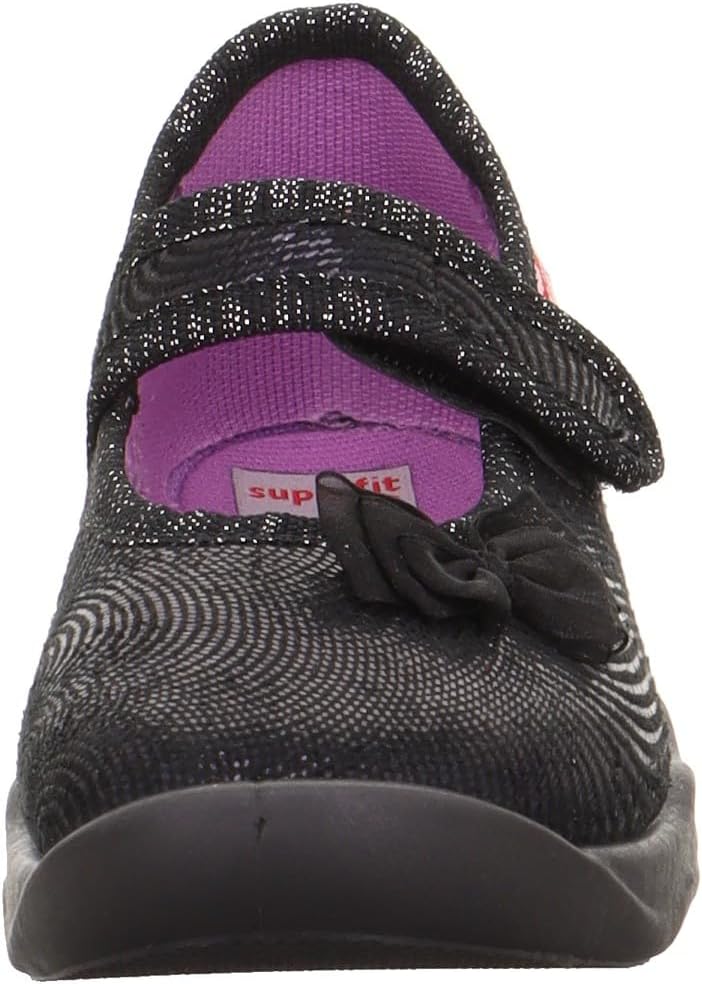 Superfit Bubble Hausschuh 23 EU Weit Schwarz 0040, 23 EU Weit Schwarz 0040