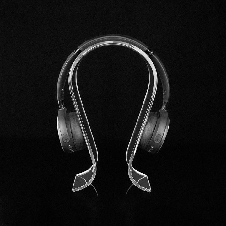 GEEKRIA Acryl-Kopfhörerständer, Kopfhörerhalter, On-Ear-Kopfhörerständer, Omega-Headset-Halter, Komp