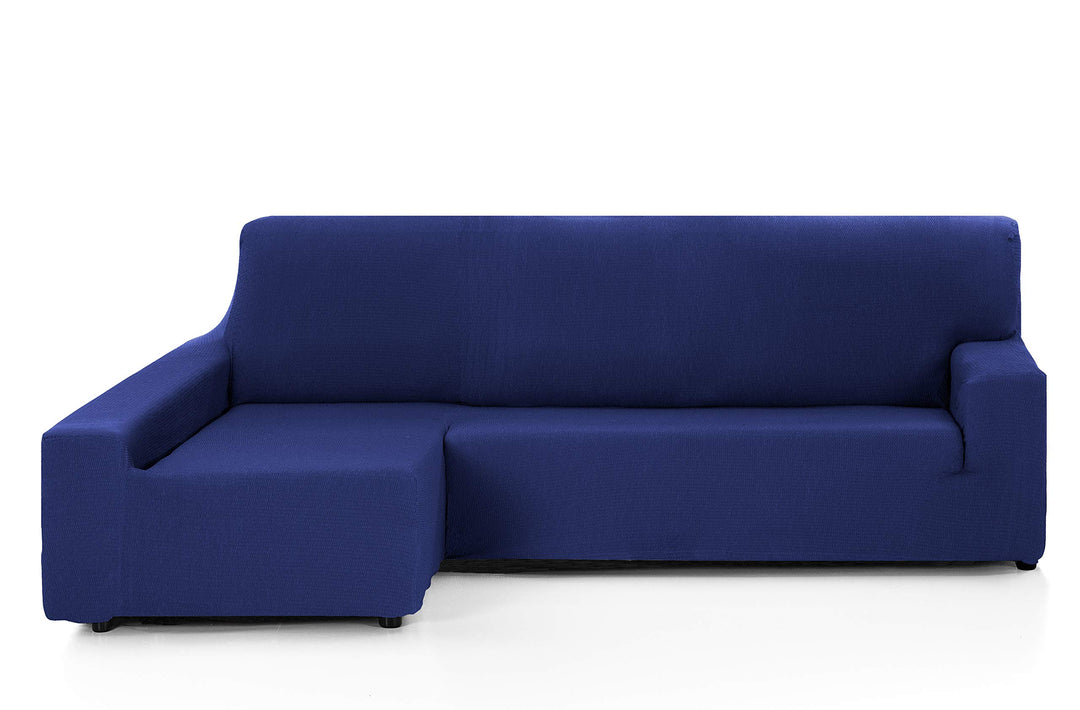 Martina Home Schutzhülle Sofa elastisch Tunez Chaisse Longue Brazo Izquierdo Marineblau, BRAZO IZQUI