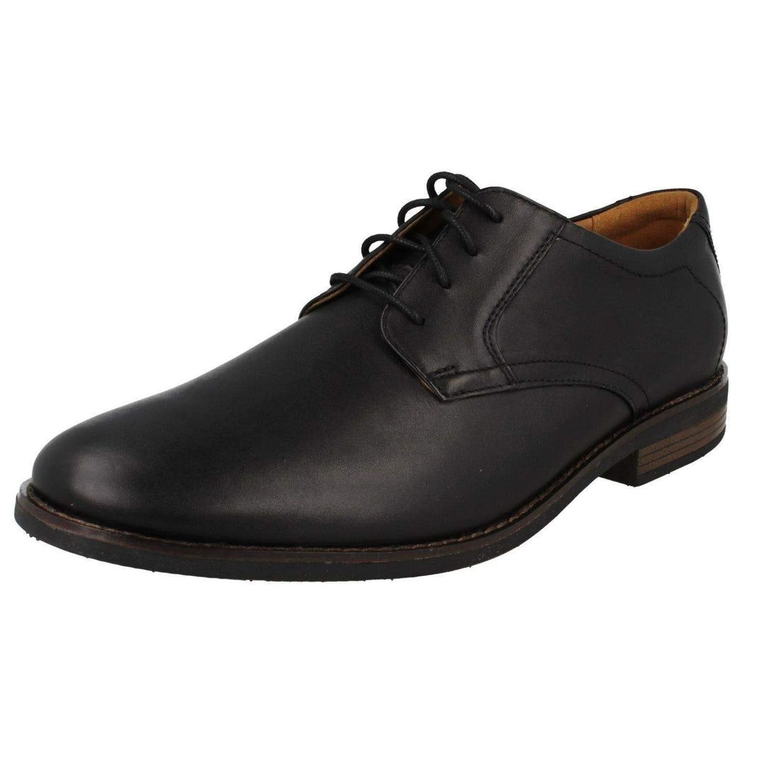 Clarks Herren Becken Lace Brogues 39.5 EU Schwarzes Leder, 39.5 EU Schwarzes Leder