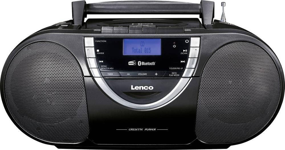 Lenco SCD 6900 Tragbares DAB+ Radio - Bluetooth - FM Radio - Boombox Mit CD/MP3-Player - Kassettende