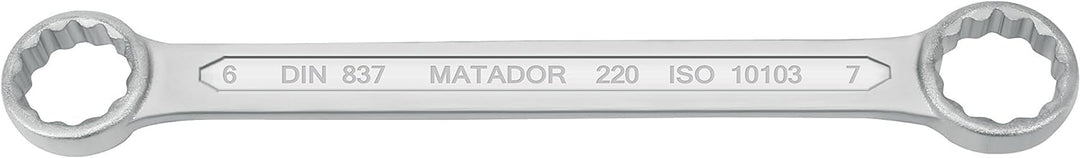 MATADOR Doppelringschlüssel-Satz, 12-teilig 6 x 7-30 x 32 mm, 0220 9120 6 - 32 MM, 6 - 32 MM