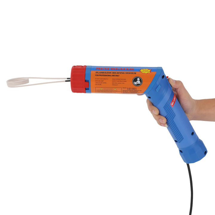 Induktionsheizgerät mit 8 Starren Spulen, 2 Flexiblen Spulen,Drehbar-Kopf 1100W kfz Induktionsheizer