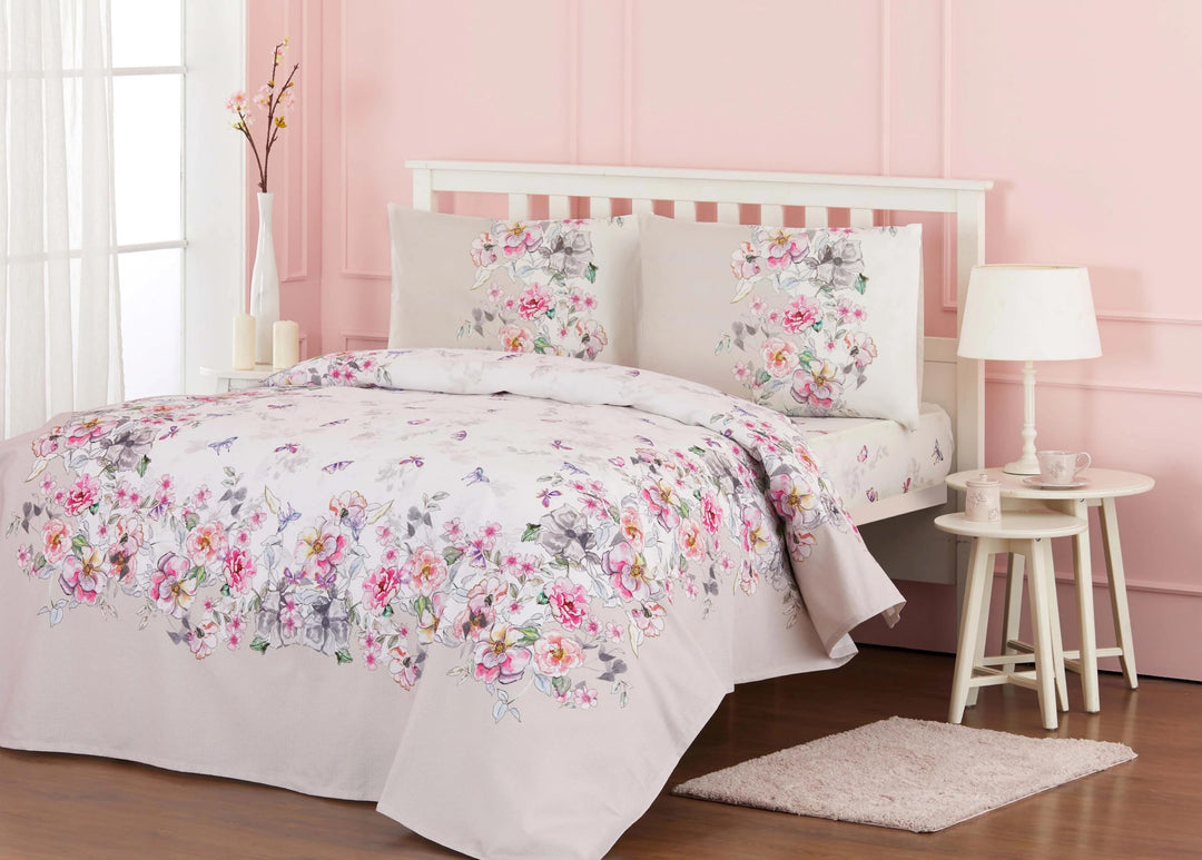 Özdilek Single Ranforce Pique-Set Mariposa Lila
