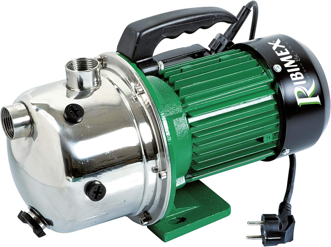 Ribimex PRGJET101I Oberflächenpumpe, Edelstahl, 970 W, Grün/Schwarz, 970 W