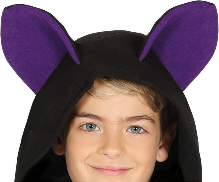 FIESTAS GUIRCA Fliegende Fledermaus Kostüm für Jungen - Kostüm für Kinder Halloween Schwarz-Violett,