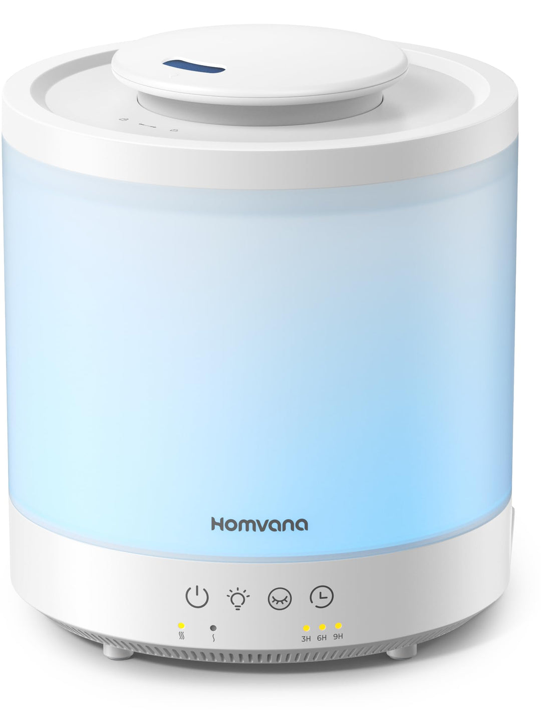 Homvana Luftbefeuchter für Schlafzimmer, 1,8 l Top-Fill Kühlnebel Luftbefeuchter für Baby Kinderzimm