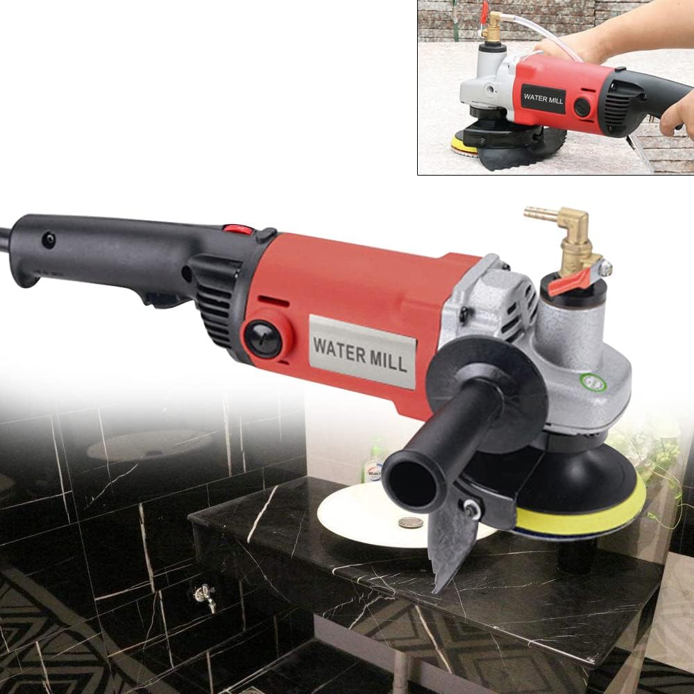 Elektrisch Nassschleifmaschine Messerschleifer Poliermaschine Steinschleifer 1400W mit Diamant Aufla