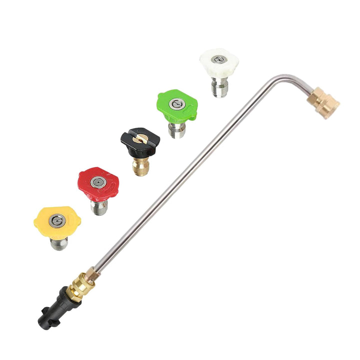 Hochdruckreiniger-Lanzen-Verlängerungsstab, 90 Grad/30 Grad abgewinkelte Sprühlanze für Kärcher K2 K