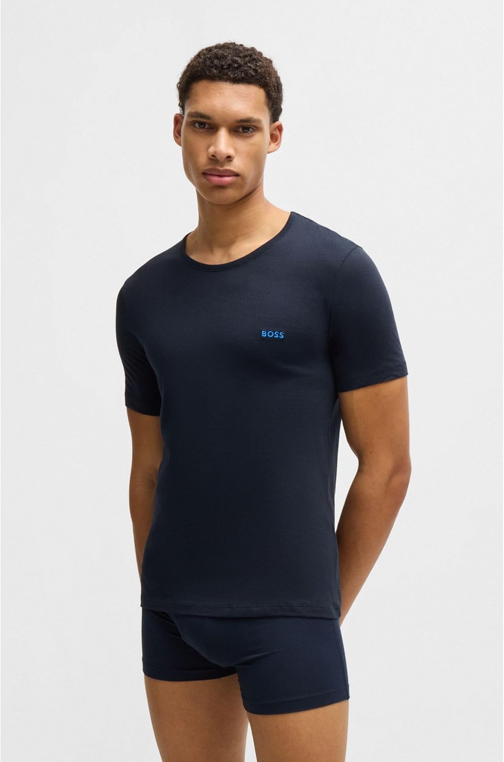 BOSS Herren R-Neck T-Shirt, 3er Pack, Open Miscellaneous987