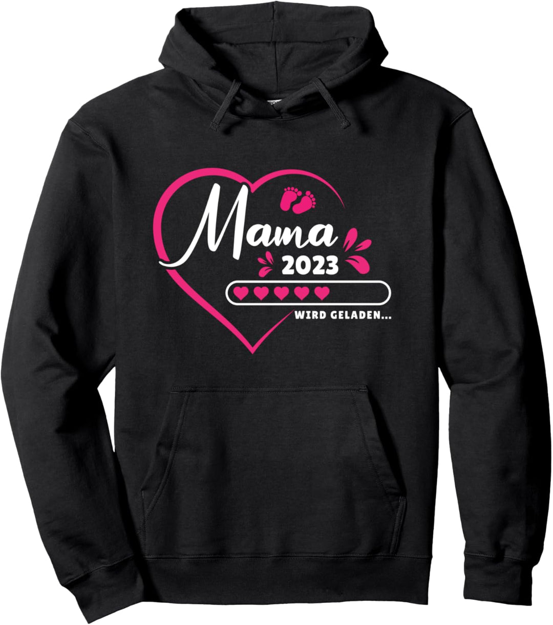 Schwangerschaft Mama 2023 Wird Geladen Werdende Mutter Baby Pullover Hoodie
