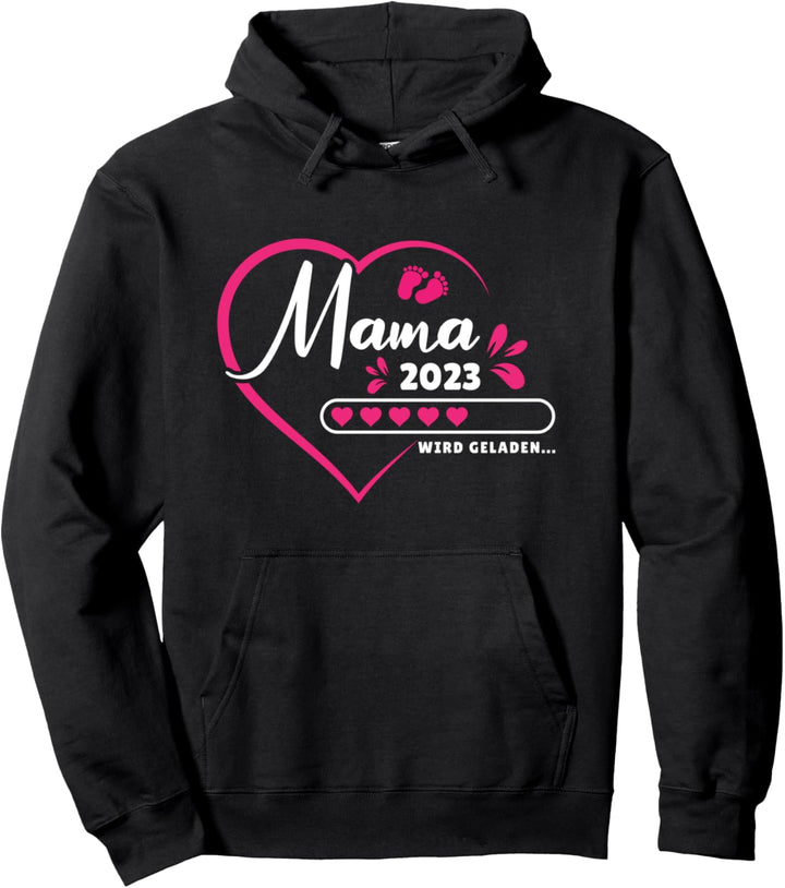 Schwangerschaft Mama 2023 Wird Geladen Werdende Mutter Baby Pullover Hoodie