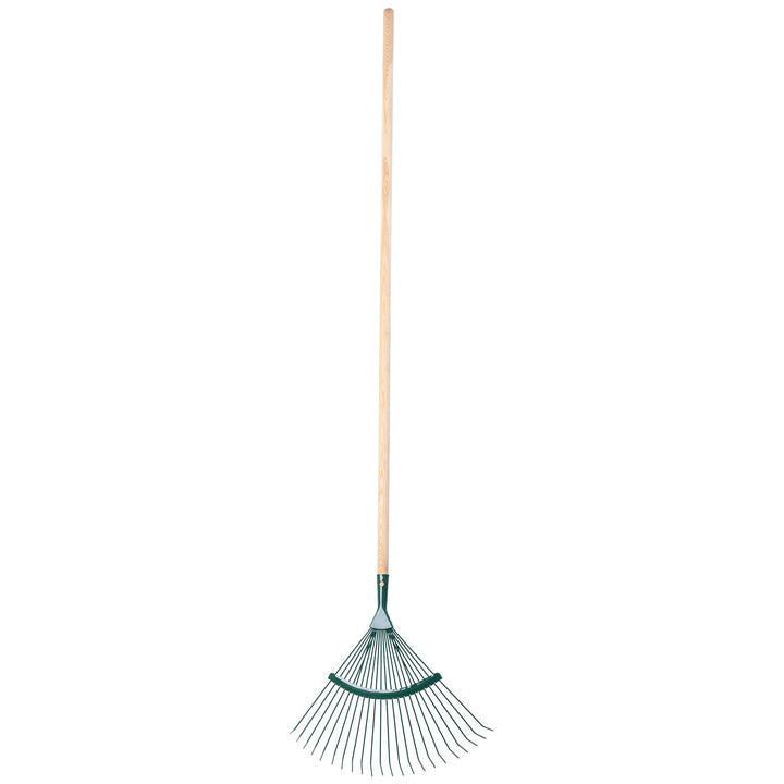 KADAX Rechen, Laubrechen, regulierbare Harke mit Stiel für Garten, Rasen, Bequeme Gartenharke, Laubf