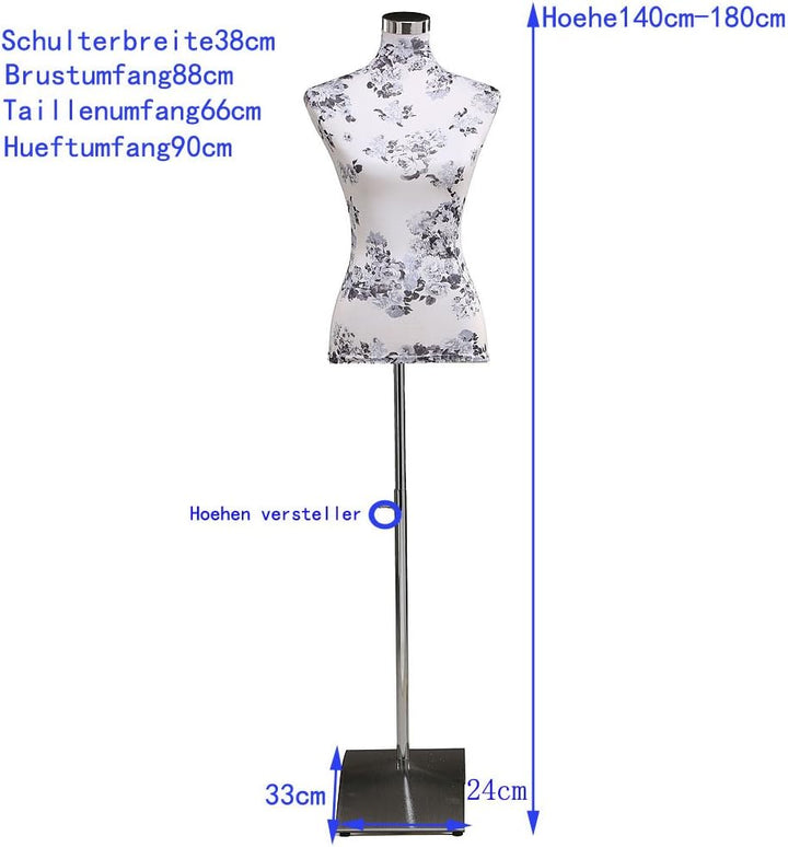 Schneiderpuppe Damenbüste Büste Torso Gr.36/38 | LW6023