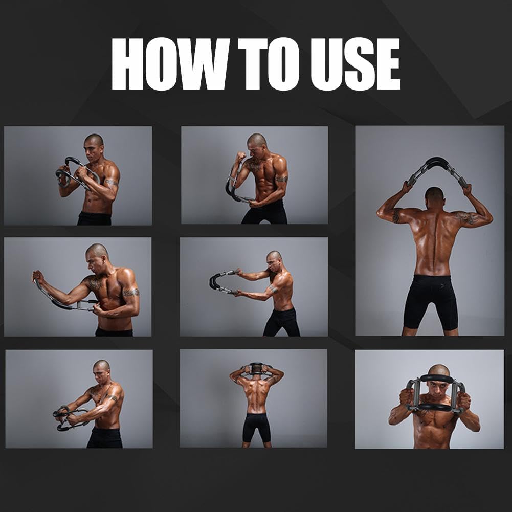 Shaker Twister Armtrainer, U-förmiger Twister-Armtrainer, verstellbarer Brust-Expander, Oberschenkel