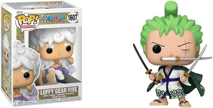 Funko POP! Animation: One Piece S8 - Monkey D. Luffy & Pop! Animation: One Piece - Roronoa Zoro - Lo