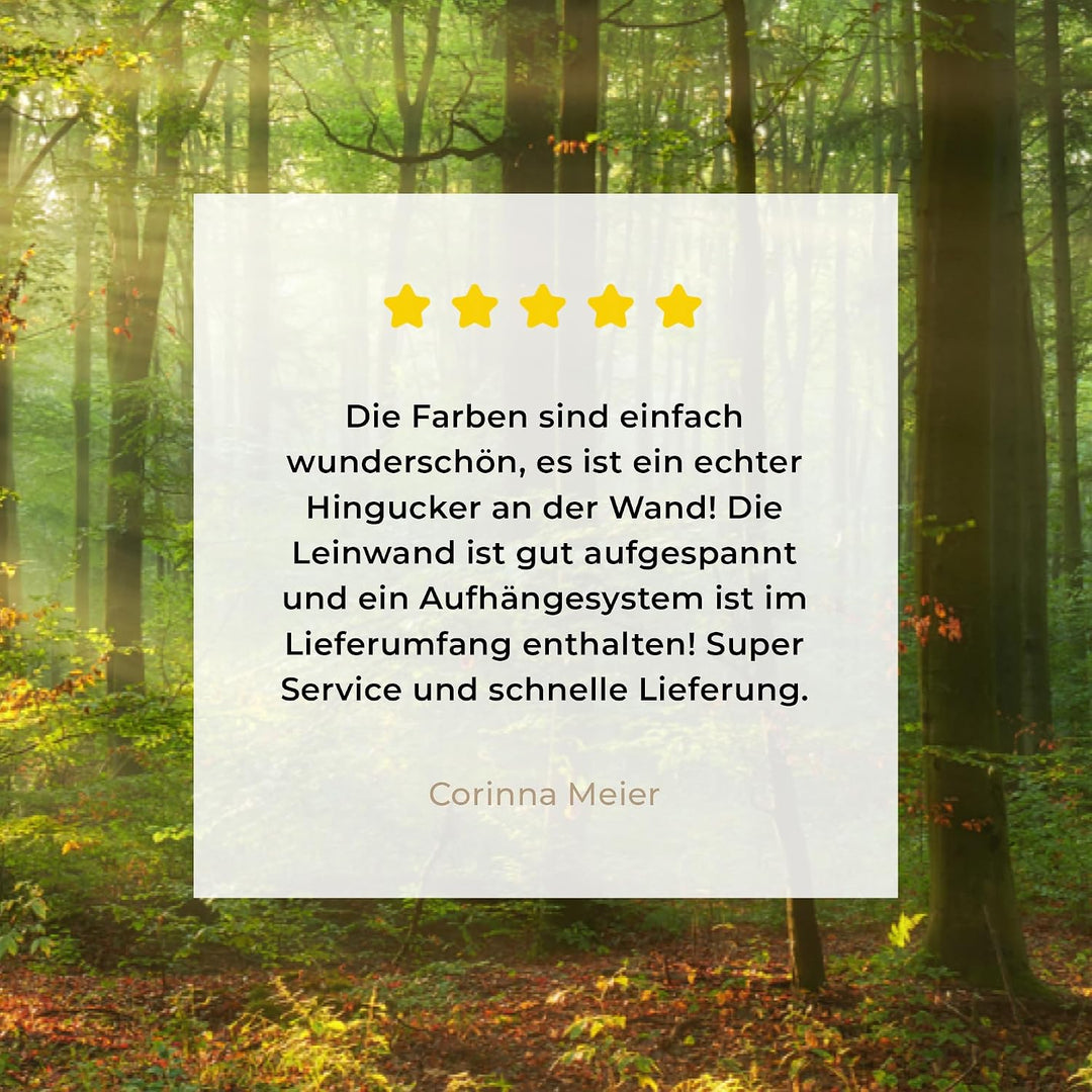 MuchoWow© Bild auf Leinwand Gross 120x80 cm XXL Schlafzimmer Bilder Wand Deko Wohnzimmer Modern Wand