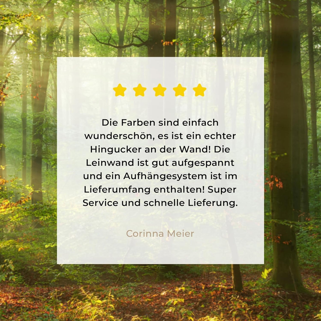 MuchoWow© Bild auf Leinwand Gross 120x80 cm XXL Schlafzimmer Bilder Wand Deko Wohnzimmer Modern Wand