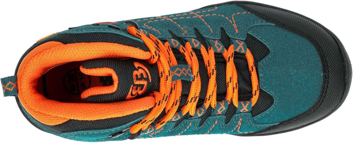 Brütting Unisex Kinder Mount Shasta Kids Hi Trekking-& Wanderstiefel 30 EU Petrol Schwarz Orange, 30