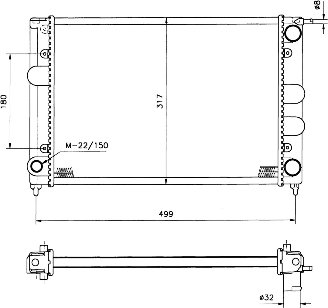 NRF 529505 Kühler, Motorkühlung