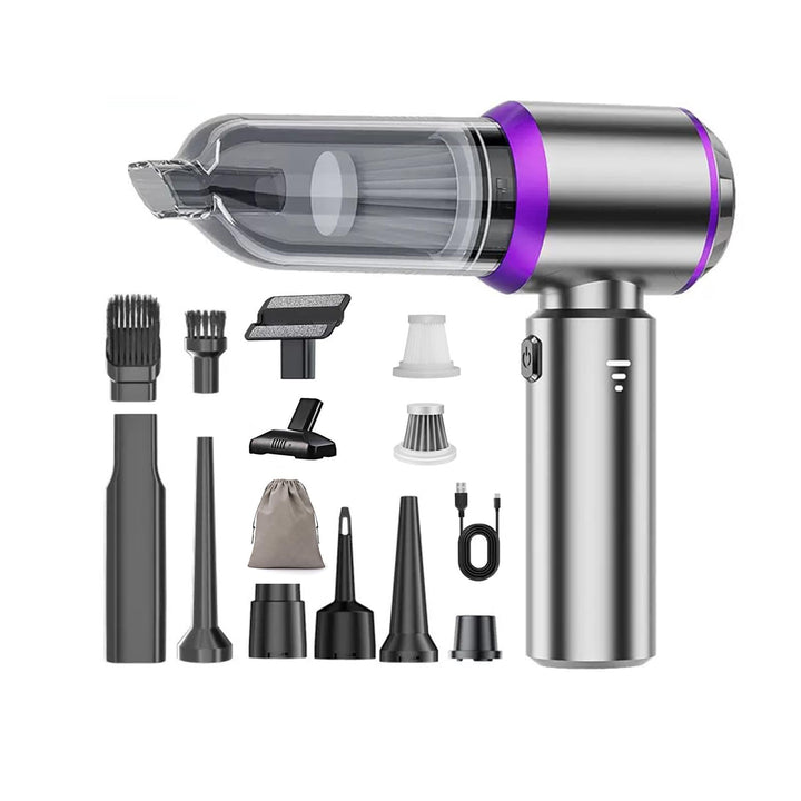 Handstaubsauger Akku,4-in-1 20000PA Handstaubsauger eingebaut 6000mAh Akku mit bürstenlosem Motor Lu
