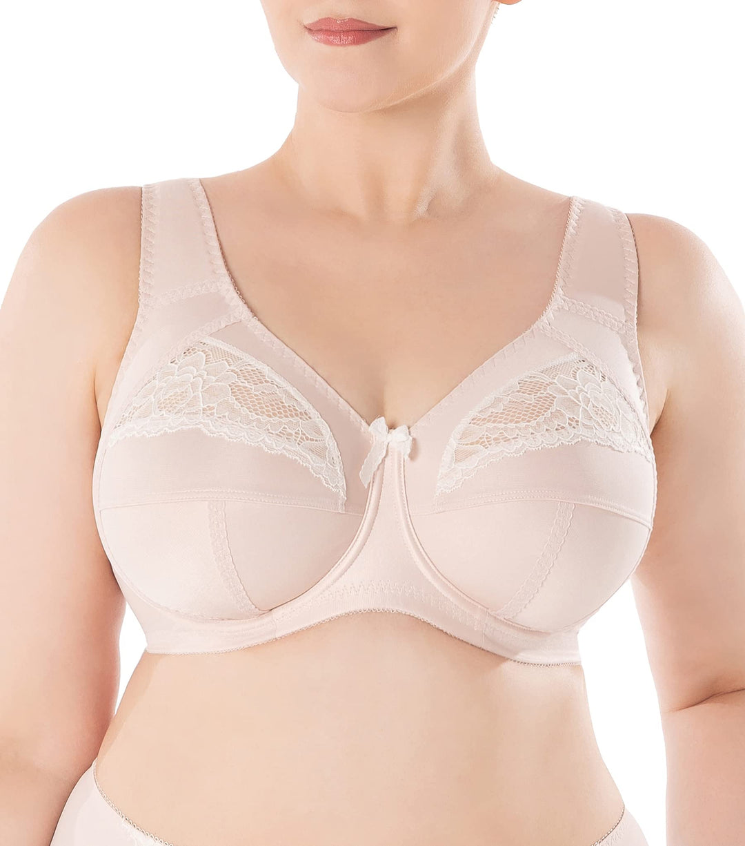Bequemer BH Damen mit Bügel - Weicher Feuchtigkeitsregulierender - Stützender Komfort BH Damen 75F H