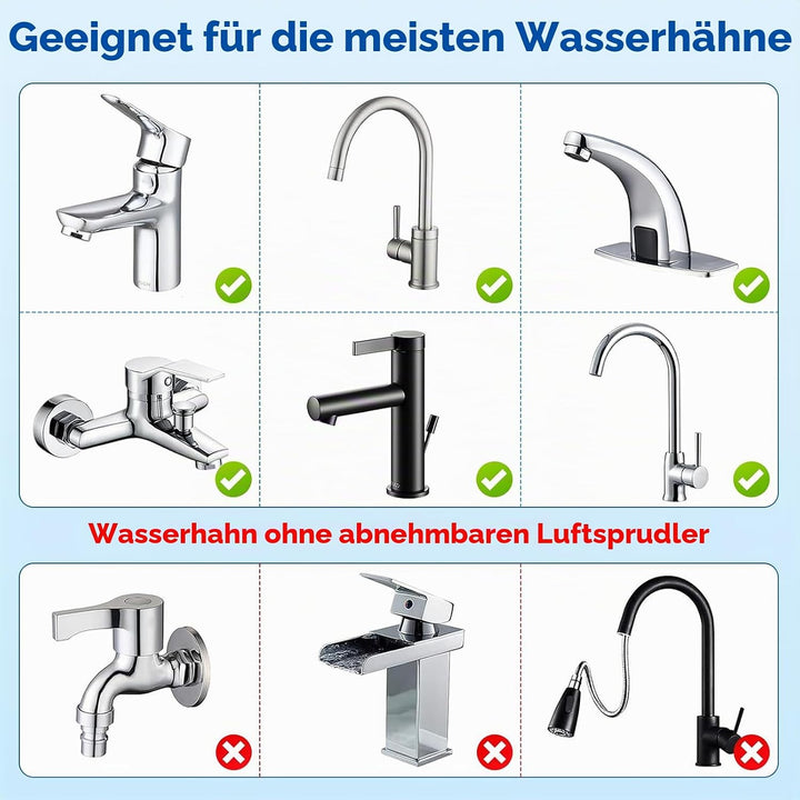 Handbrause für Waschbecken mit Schlauch 3M, Duschkopf mit Stoppfunktion Waschbeckenbrause mit Schlau