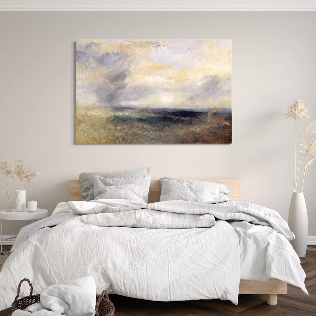Printed Paintings Leinwand (80x60cm): William Turner - Margate, from The Sea 80x60 cm, 80x60 cm