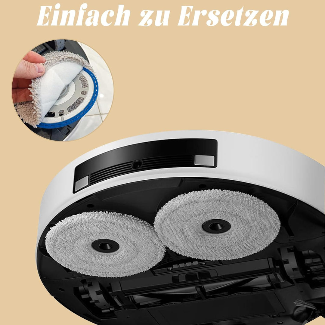 12 Stück Wischtücher für Dreame X50 / X40 / L20 Ultra Complete,L50 / L40 / X30 / L10 / L10s Pro Ultr