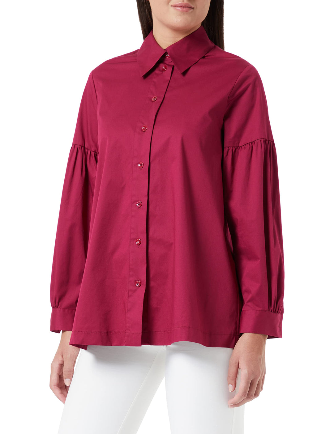Seidensticker Damen Bluse - Fashion Bluse - Regular Fit - tailliert- Stretch - Hemd Blusen Kragen -