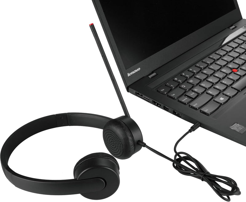 Lenovo - Option Mobile Stereo 3,5 mm Headset in, Schwarz, One Size