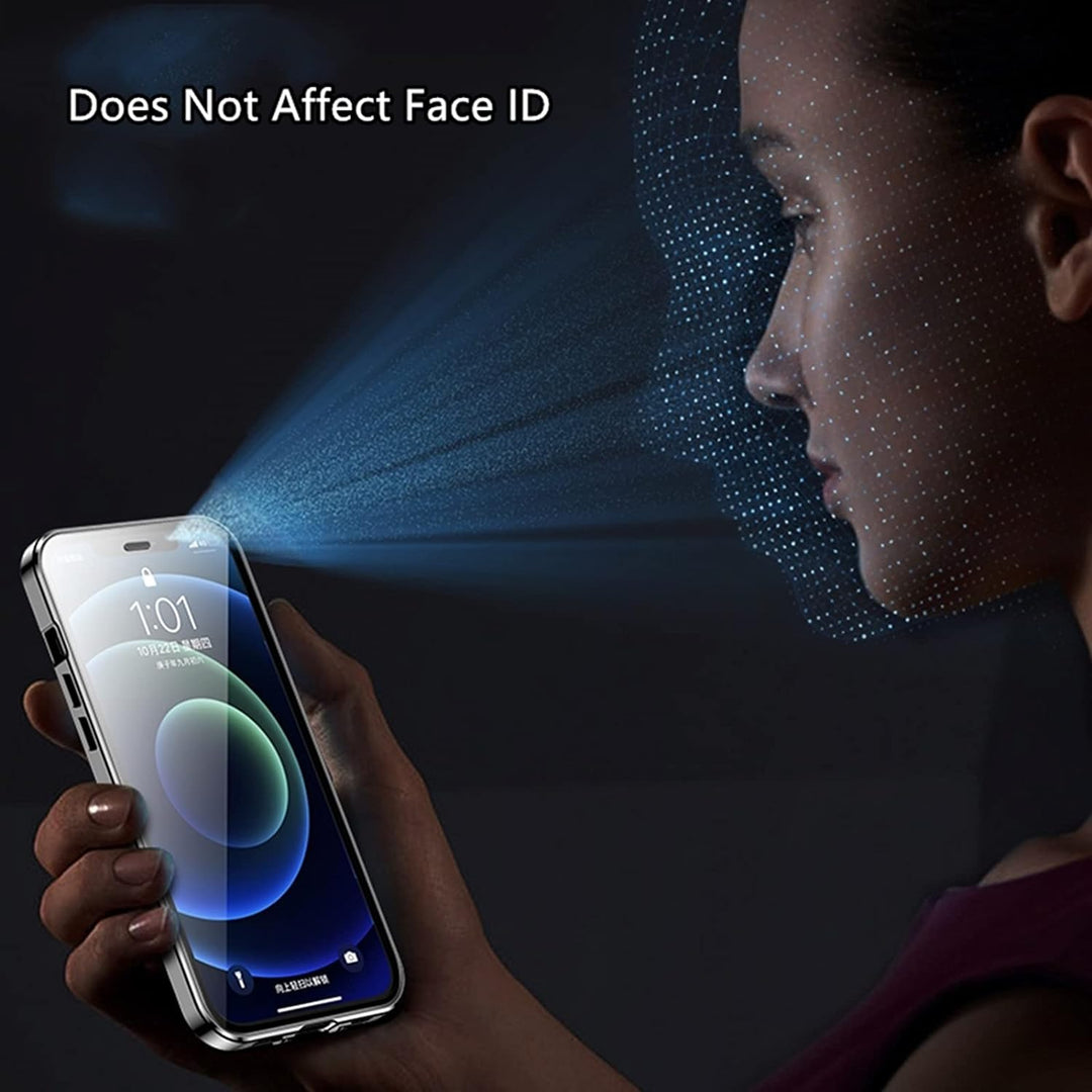 Jonwelsy Hülle für iPhone 13, 360 Grad Beidseitig Schutz Kompatibel mit Magsafe Magnetische Adsorpti