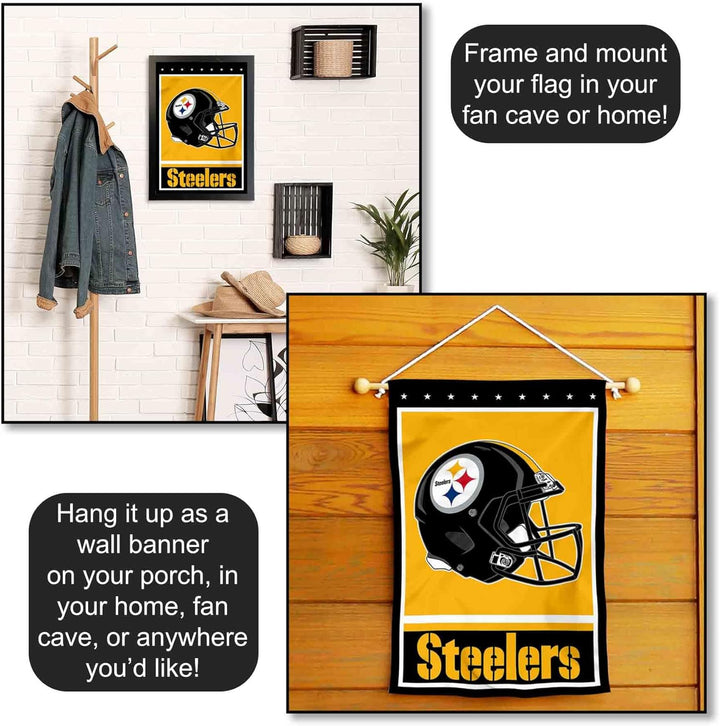 WinCraft Pittsburgh Steelers Decorative Yard Garden Flag