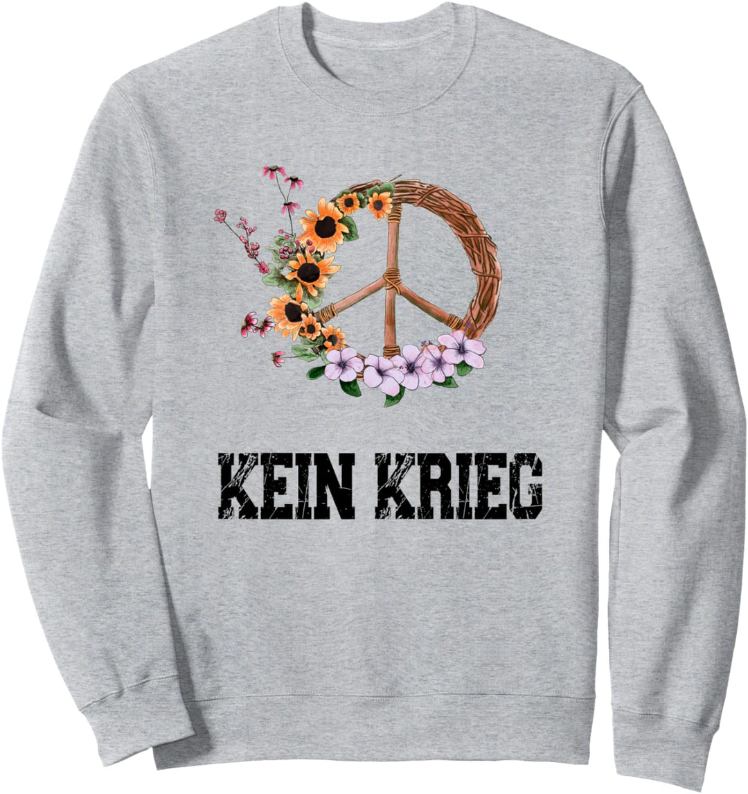 Friedensbewegung , Frieden, Antikrieg, Kein Krieg Sweatshirt