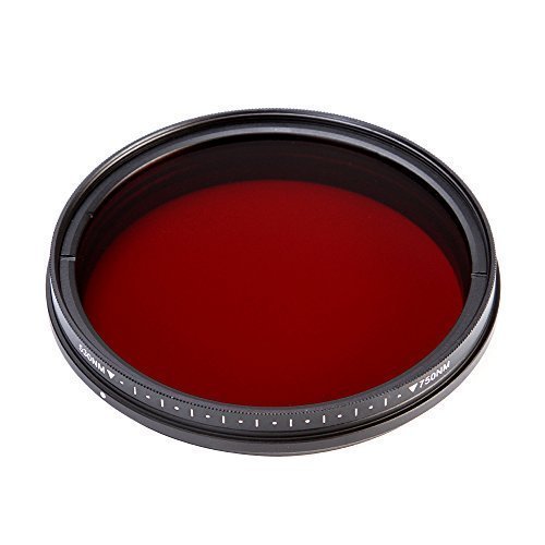 Fotga 77mm Sechs-im-EIN Einstellbare Infrarot Infrared Pass X-Ray-Objektiv-Filter IR Filter 530nm bi