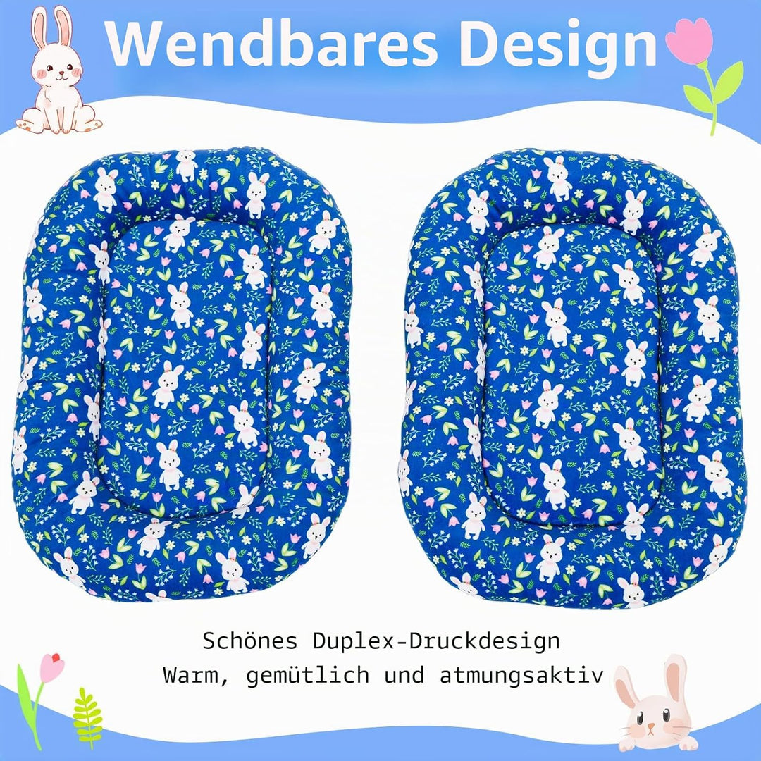 Wendbare Plüschkissenmatte, weich gepolstert, Haustierbett für kleine Hunde, Katzen, wendbar, Plüsch