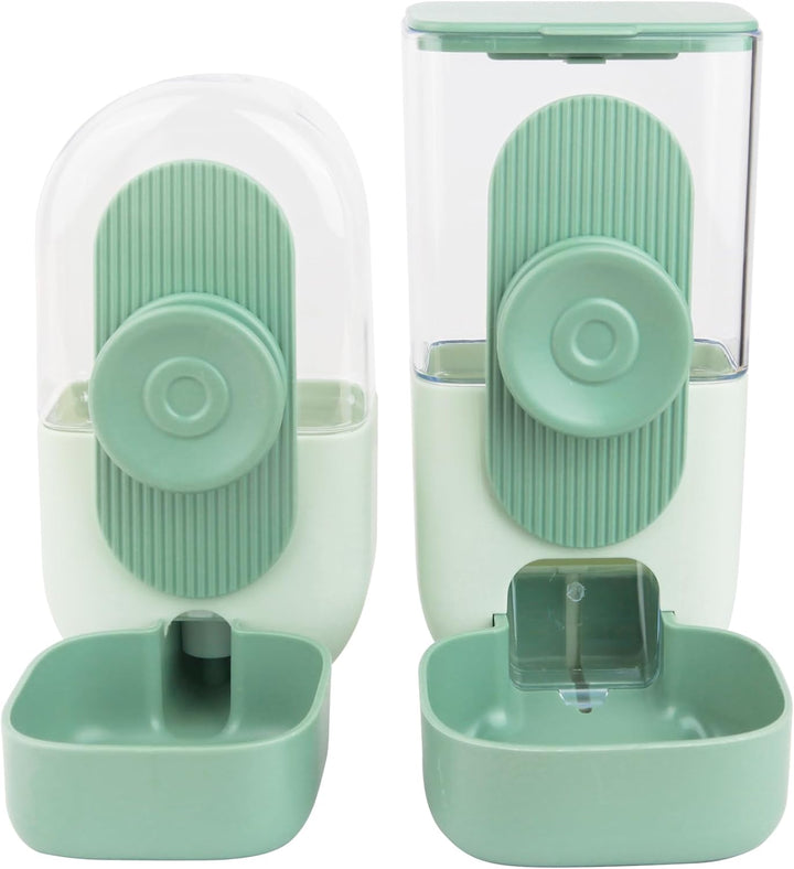 HENYEER Automatischer Futter und Wasserspender für Haustiere,Hängend Futterspender, Automatischer Fu