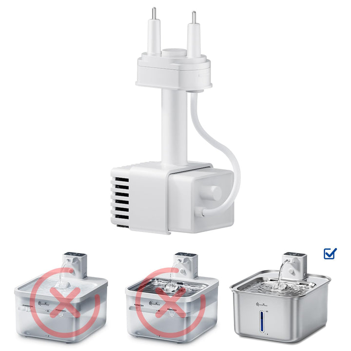 DownyPaws Katzenbrunnen Pump für DPWFP6-FSS, Weiss Wasserpumpe Weiss, Wasserpumpe Weiß
