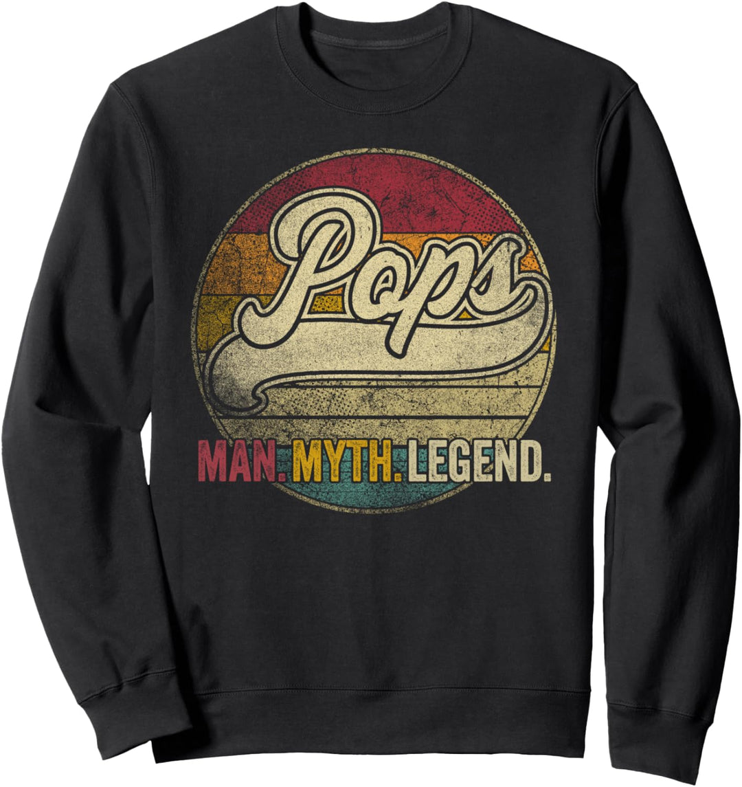 Pops Shirt Grandpa Dad Birthday Father's Day Funny Humor Sweatshirt