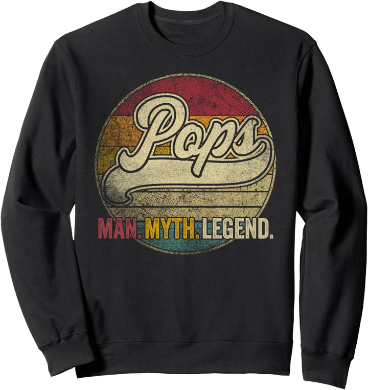 Pops Shirt Grandpa Dad Birthday Father's Day Funny Humor Sweatshirt